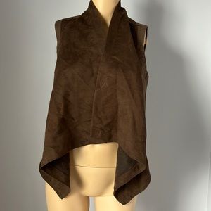 🇺🇸Calvin Klein jeans sueded vest in brown